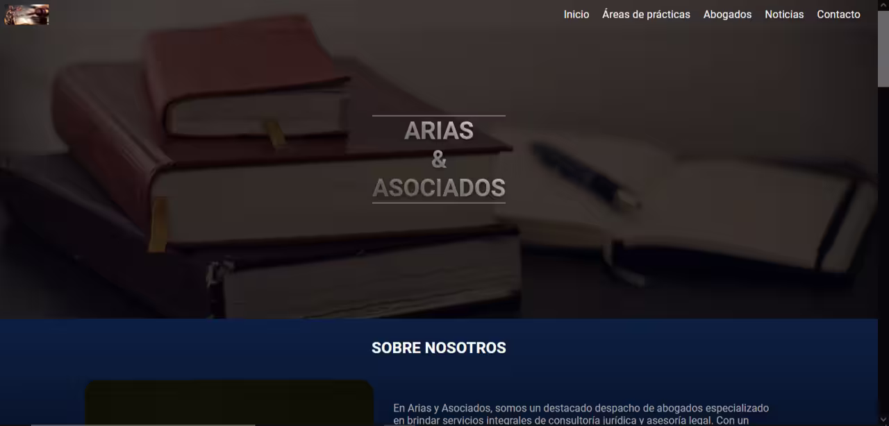 Pagina de un abogado
