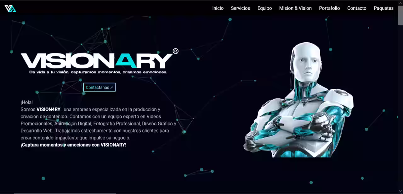 Pagina de Vision4ry